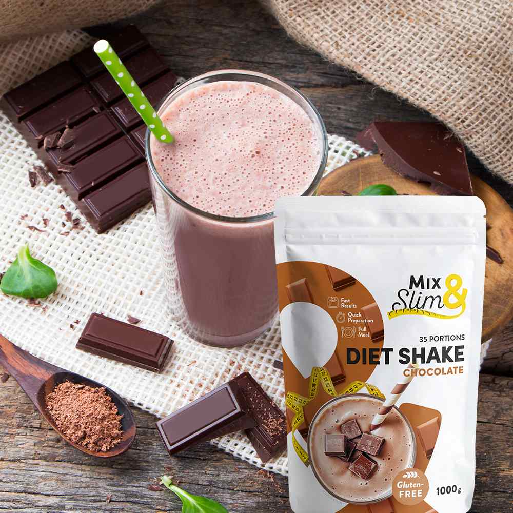 MixSlim Proteinový nápoj čokoláda 1000g (35 porcí)
