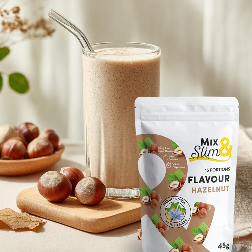 Príchuť lieskový oriešok 45g (15 porcií)