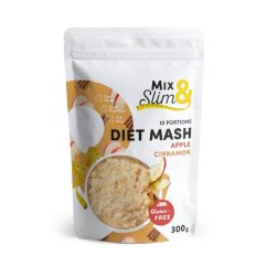 Dietní kaše jablko a skořice 300g (10 porcí)
