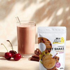 Dietní koktejl višeň v čokoládě 450g (15 porcí)