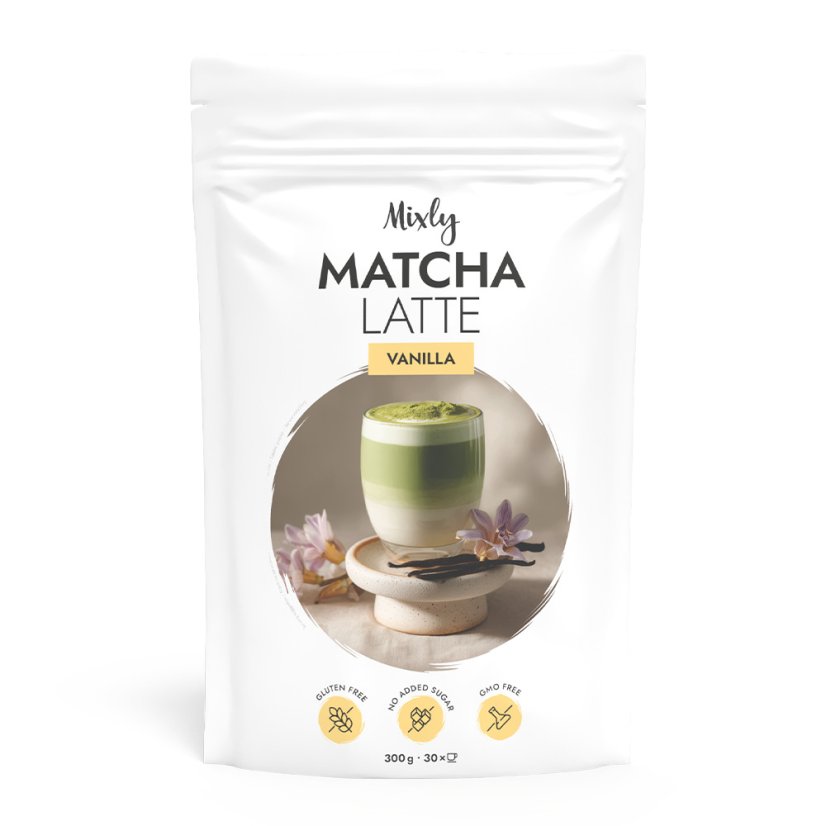 Mixly Matcha latte vanilka (30 porcí)