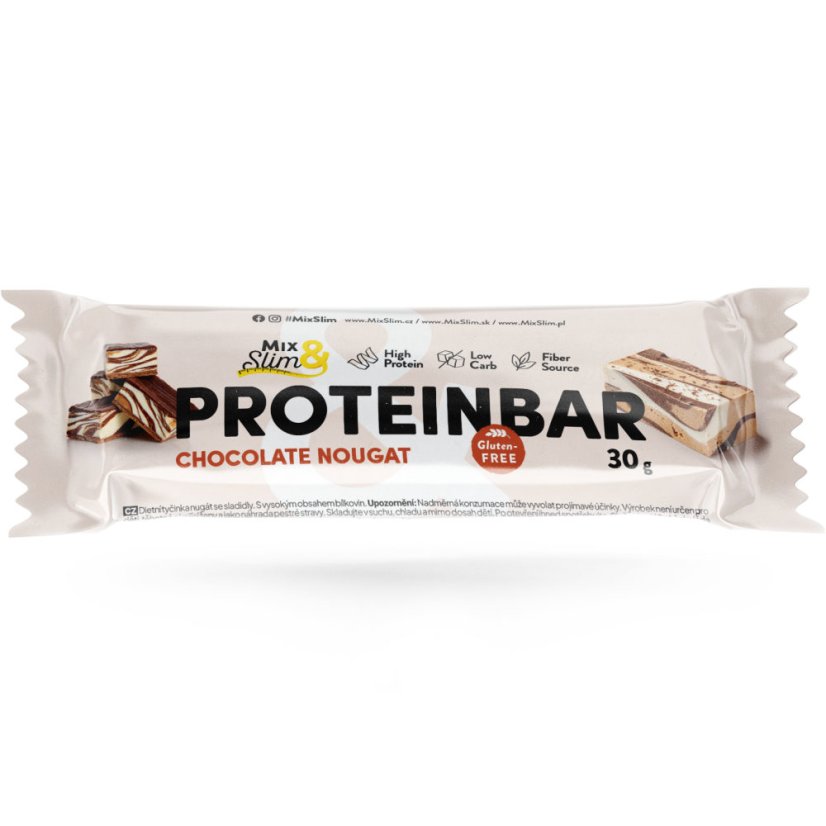 Proteínová tyčinka nugát