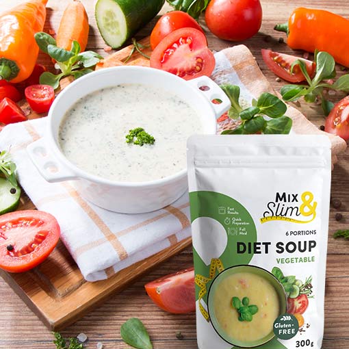 MixSlim Dietní polévka zeleninová 300g (10 porcí)