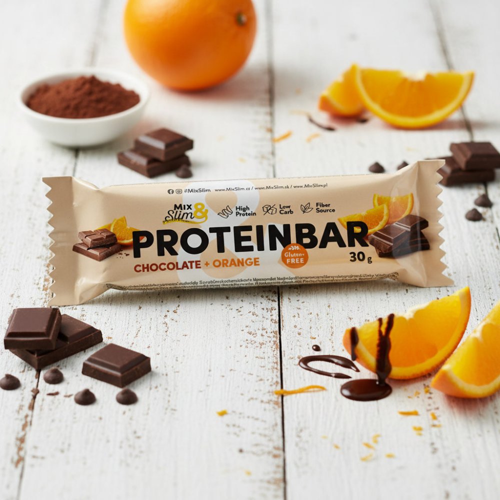 Mix Slim Proteinová tyčinka pomeranč-čokoláda