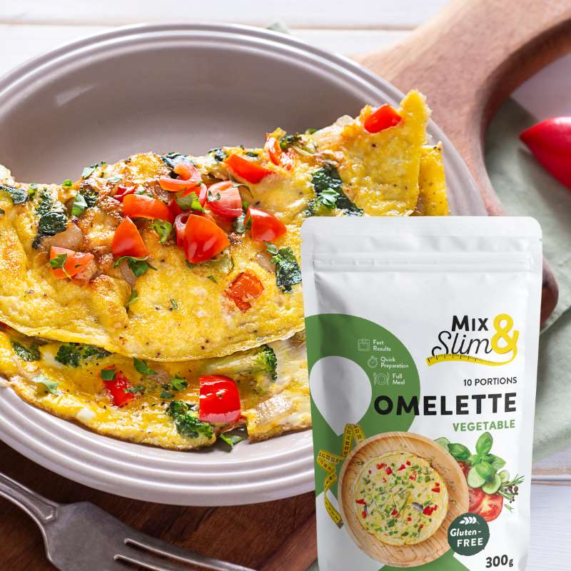 MixSlim Dietní omeleta zeleninová 300g (10 porcí)