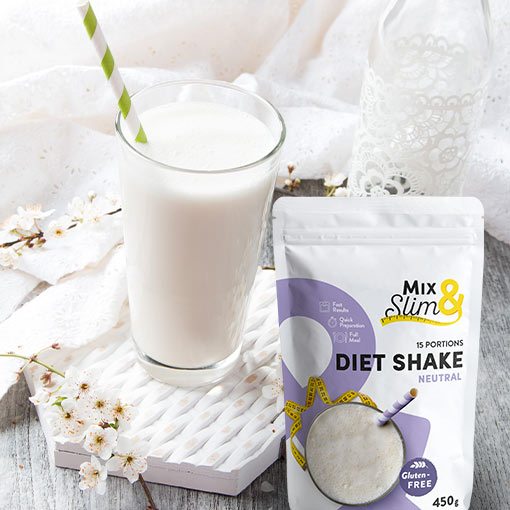 MixSlim Dietní koktejl natural 450g (15 porcí)
