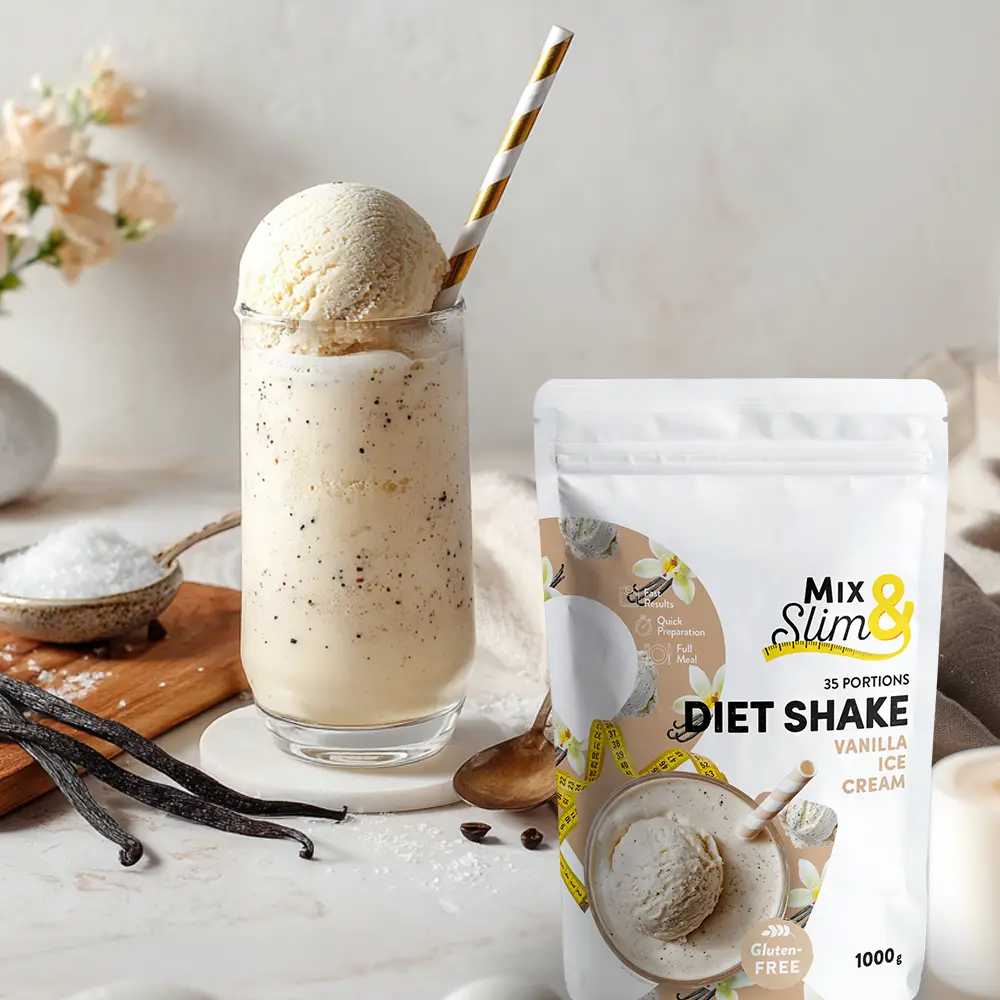 Mix & Slim Proteinový nápoj – Vanilková zmrzlina (35 jídel)