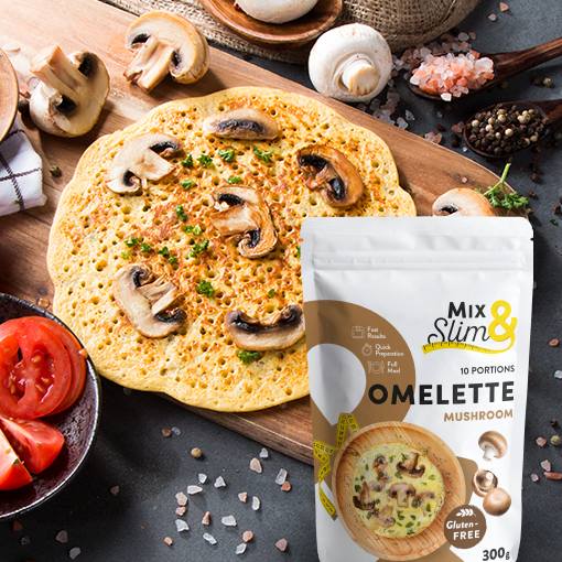 MixSlim Dietní omeleta houbová 300g (10 porcí)