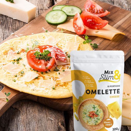 MixSlim Dietní omeleta sýrová 300g (10 porcí)
