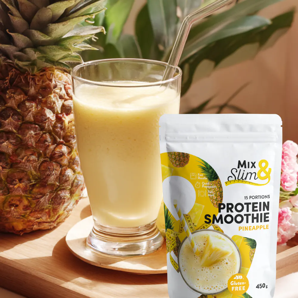 MixSlim Proteinové smoothie ananas 450g (15 porcí)