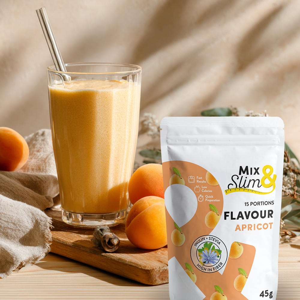 MixSlim Příchuť meruňka 45g (15 porcí)